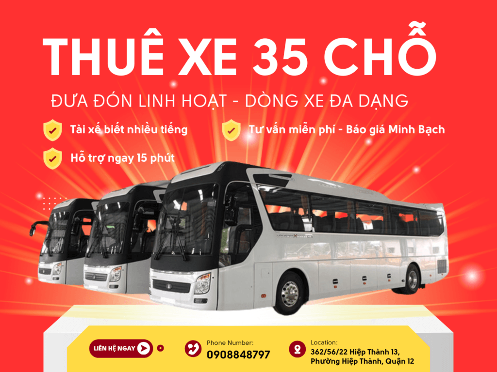 thuê xe 35 chỗ có tài xế