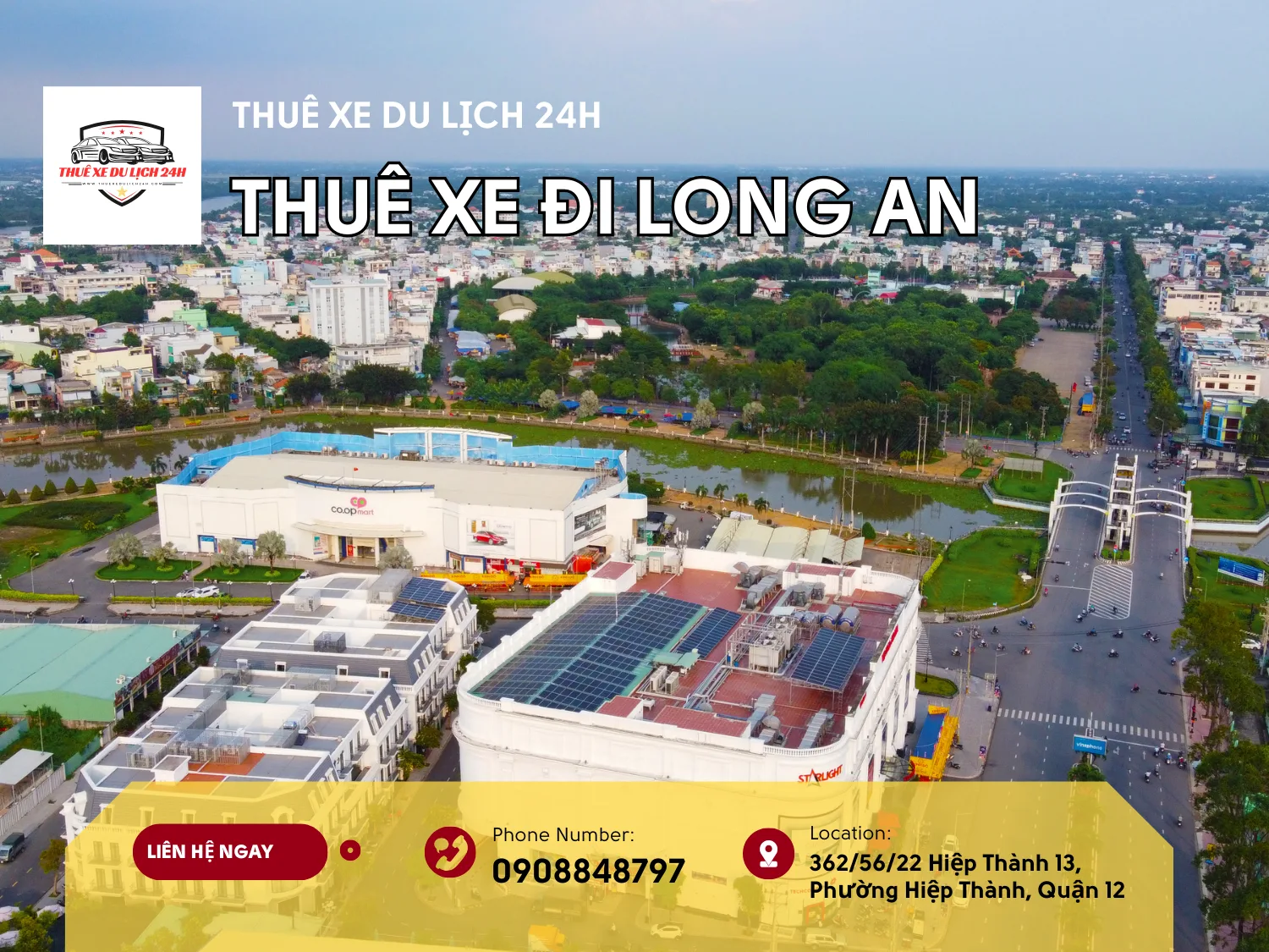 Cho thuê xe đi Long An