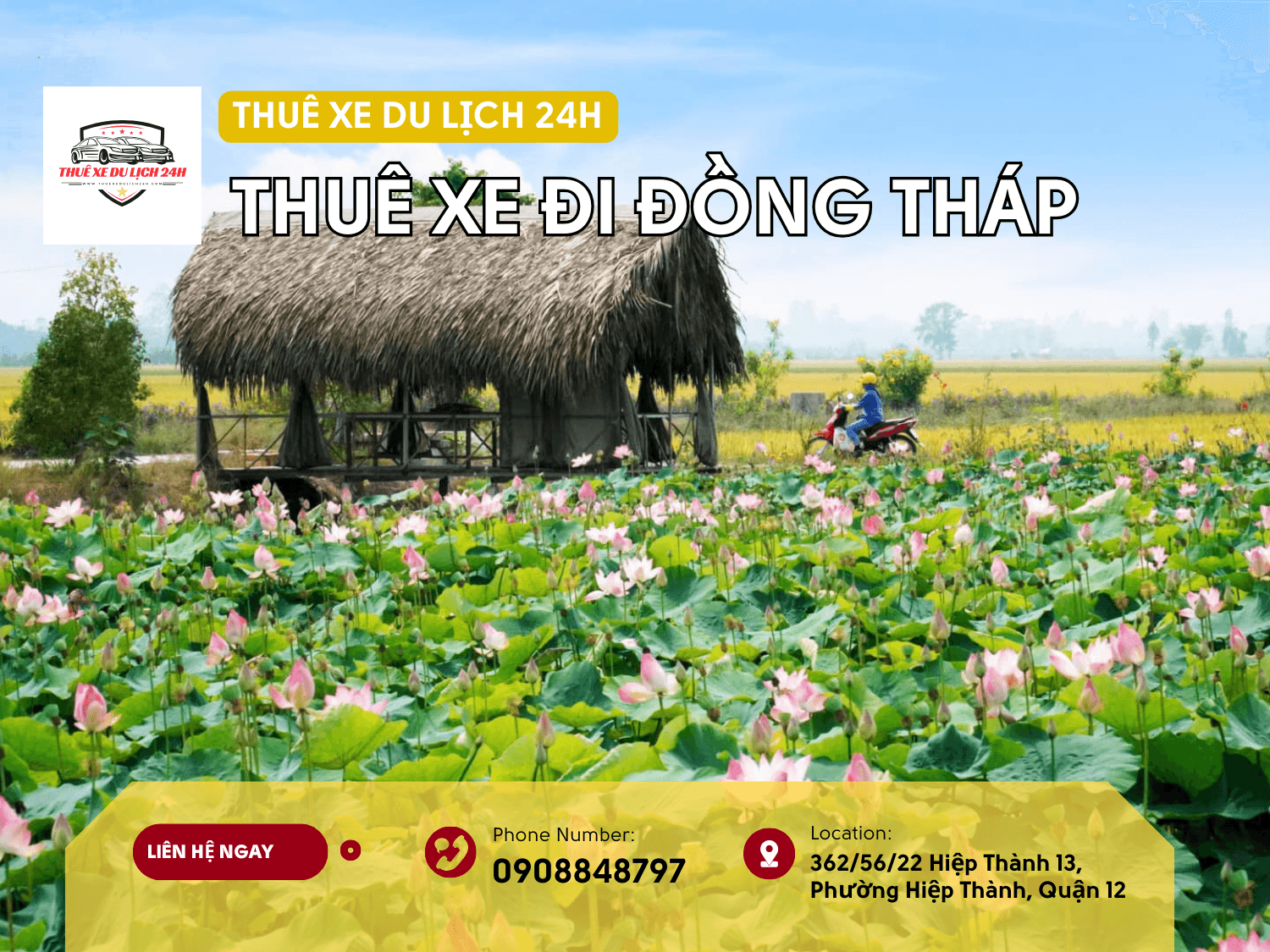 Cho thuê xe đi Đồng Tháp