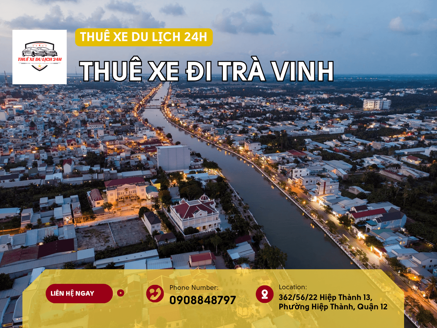Cho thuê xe đi Trà Vinh