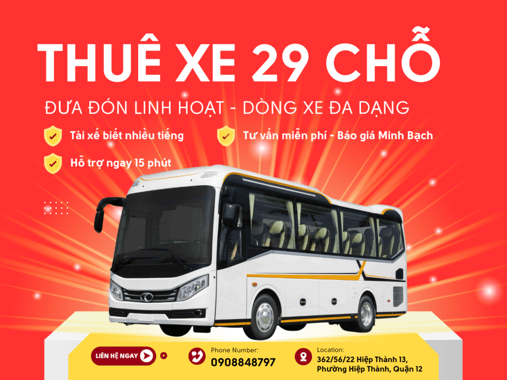 Cho thue xe 29 cho